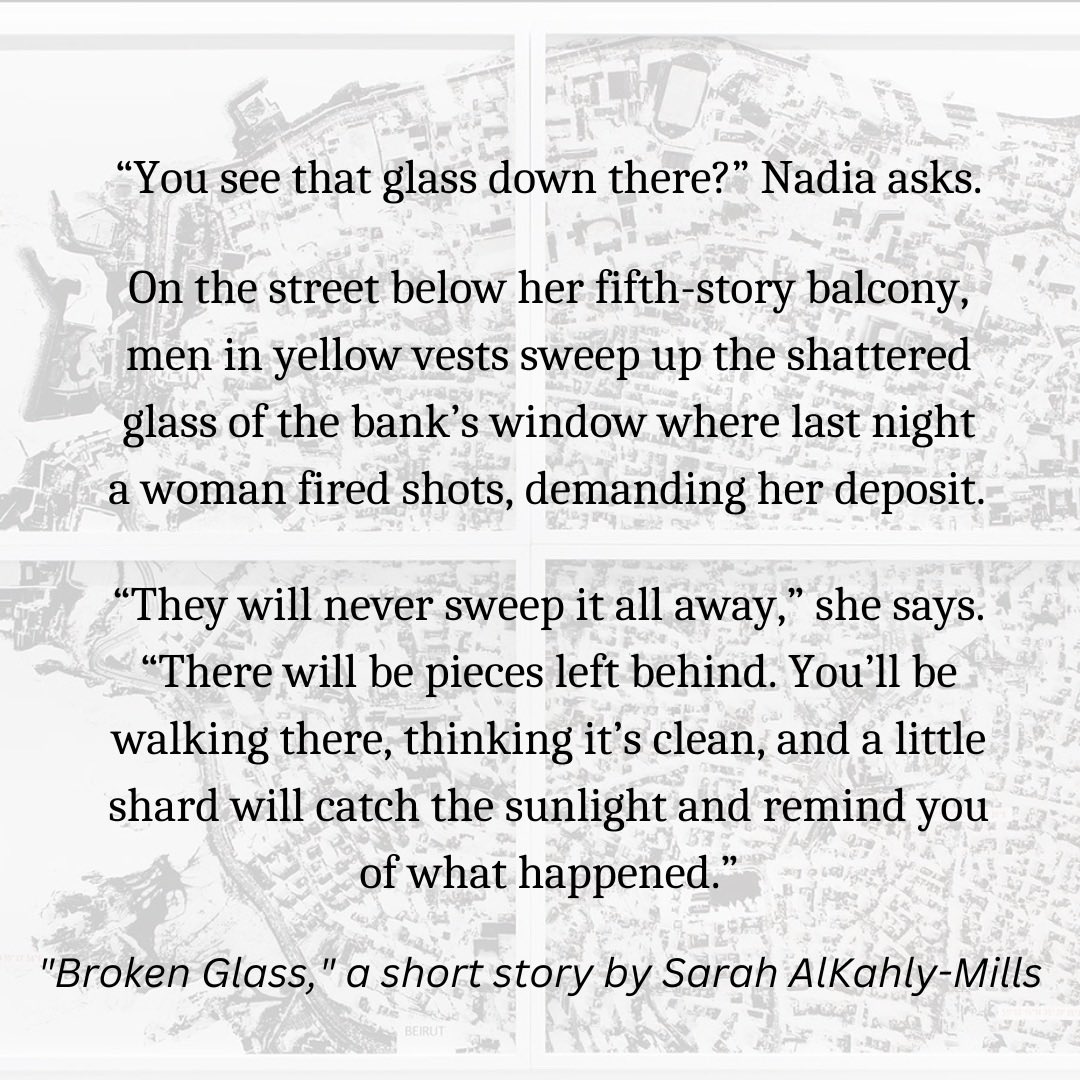 Sarah AlKahly-Mills 🇱🇧 سارة الكاحلي ميلز (@sarahkahlymills) on Twitter photo Breaking my Twitter hiatus to share this new short story I’ve published with the great folks at <a href="/TheMarkazReview/">The Markaz Review is @markaz-review.bsky.social</a>. I think this will resonate with a lot of women who have spoken their truth and faced backlash from family. Do give it a read and support TMR!
themarkaz.org/broken-glass-a… Breaking my Twitter hiatus to share this new short story I’ve published with the great folks at <a href="/TheMarkazReview/">The Markaz Review is @markaz-review.bsky.social</a>. I think this will resonate with a lot of women who have spoken their truth and faced backlash from family. Do give it a read and support TMR!
themarkaz.org/broken-glass-a…