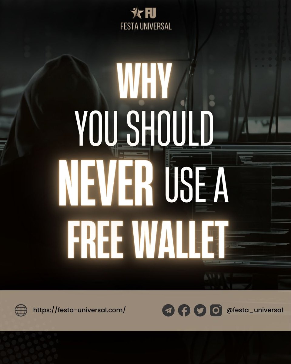 festa_universal's tweet photo. They are in most cases connected to the Internet, they are vulnerable to cyberattacks and, we recently noticed that entrusting all your #cryptocurrencies to a hot wallet is like entrusting all your investments to a stranger.

Keep control of your funds, use a #coldwallet https://t.co/4KXccZCVxM
