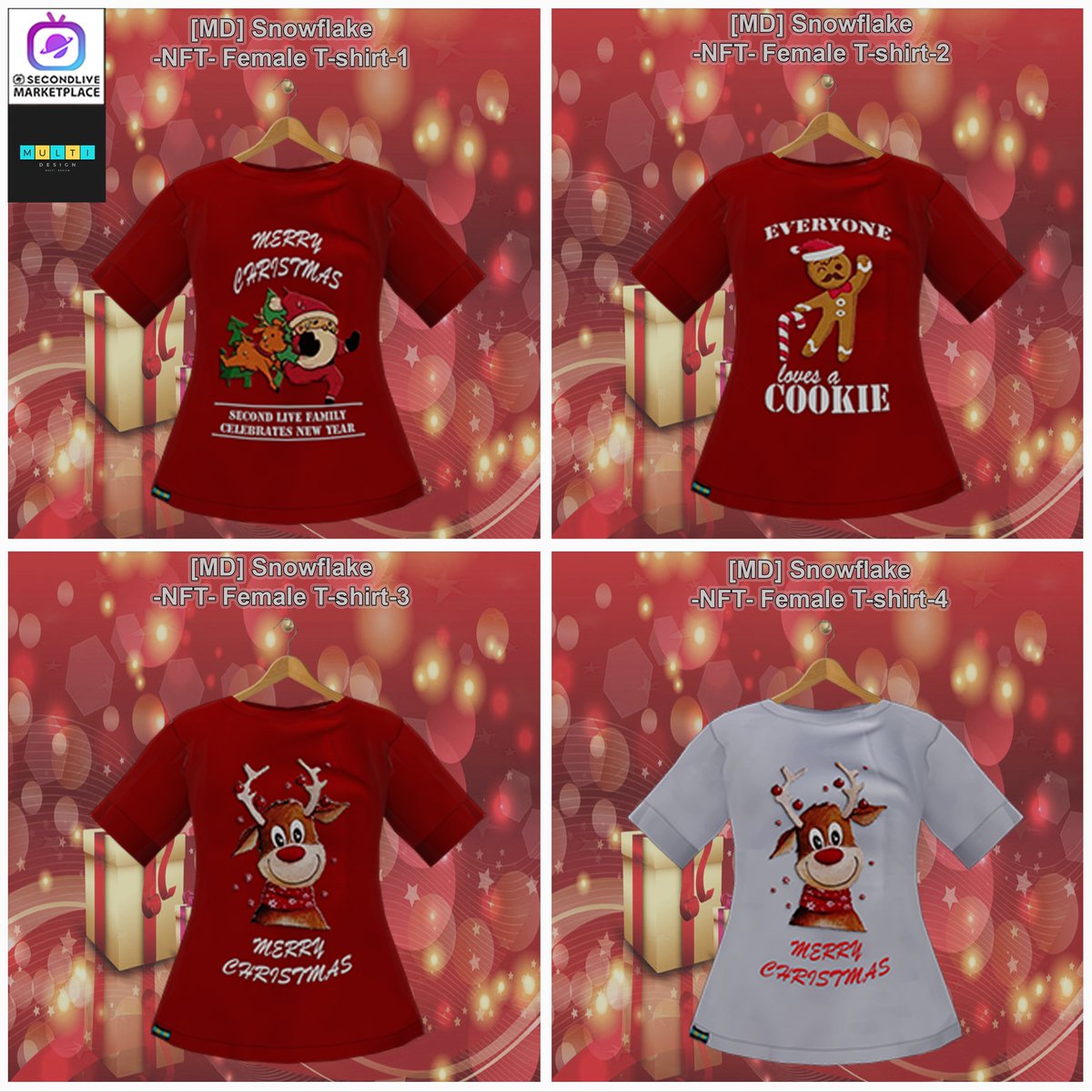 MultiDesign9's tweet photo. Would you like to wear a stylish t-shirt in the new year? 😉 here are the t-shirts I prepared for you. 🦌😍👕
@SecondLiveReal #Christmas #SantaClaus #MultiDesign #SecondLiveMp
MP: https://t.co/uZbqDVyAGH https://t.co/PvTO2E1yne