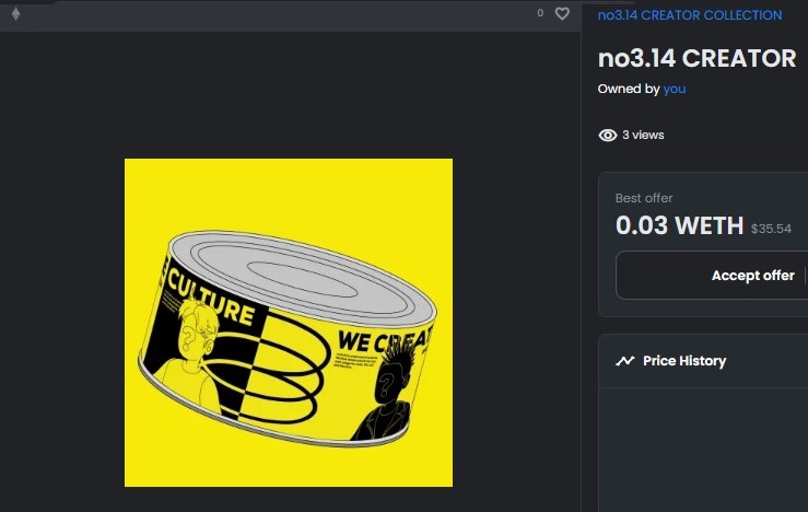 本來是義氣相挺的加入
沒想到我會在那邊玩得很開心
彷彿找到新天地
也認識很多有趣的朋友們

所以，繼續義氣相挺下去，著手購入！
希望可以一步一步走下去，朝著創作歌曲邁進！

<a href="/no314_nft/">ⁿᵒ 3.14</a>