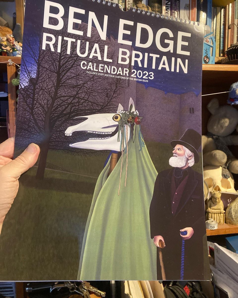 BigUpYourArt's tweet photo. Ritual Britain calendar created by the annoyingly talented @ben_edge_art . It's pretty damned special 😃 #folklore #ritual #folktraditions #ancientlore 🎨🇬🇧 https://t.co/de1FpLRkL6