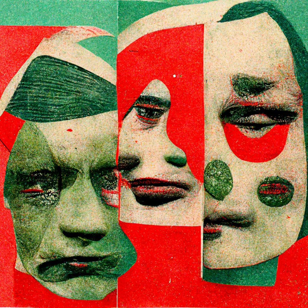 "Protection for gangs, clubs and nations
Causing grief in human relations
It’s a turf war on a global scale
I’d rather hear both sides of the tale
See, it’s not about races
Just places, faces"
—#michaeljackson
JUST FACES (#collage)

👉More on IG @zeroskillszero

#midjourney