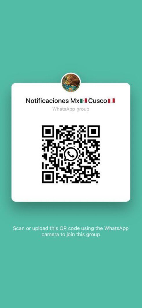 EmbaMexPeru's tweet photo. 🚨Comunidad mexicana en #Cusco: 

La Embajada ha gestionado un vuelo humanitario Cusco-Lima que saldrá hoy. 

Este vuelo es gratuito para las/os mexicanos afectados por situación en la región.

Si estás interesado en este ✈️, ingresa a este chat a la brevedad para indicaciones 👇🏽 https://t.co/uylA5lihgc