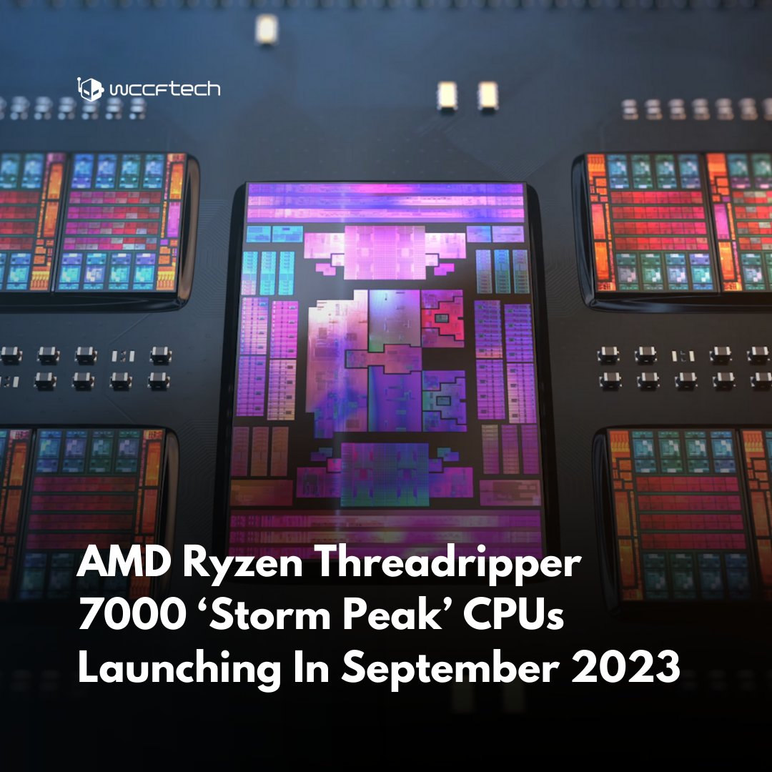 Wccftech on Twitter "AMD's Ryzen Threadripper 7000 'Storm Peak' CPUs