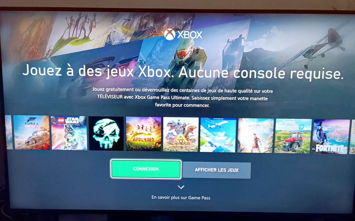 _MrTeatime_'s tweet photo. Mise à jour de ma TV Samsung et surprise! l'application #GamePass disponible #aucuneconsolerequise #ineluctable #xbox #hatersgonnahate https://t.co/LjVhydmSxX