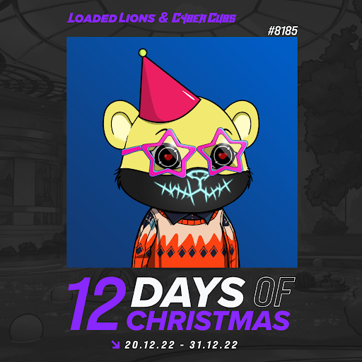 The holidays are here 🎅🏼

This Christmas season, we'd love nothing more than to reward our Mane Netizens 🎁

So, for the 12 Loaded Days of Christmas, we're giving away 11 Cyber Cubs and one Loaded Lion 🦁