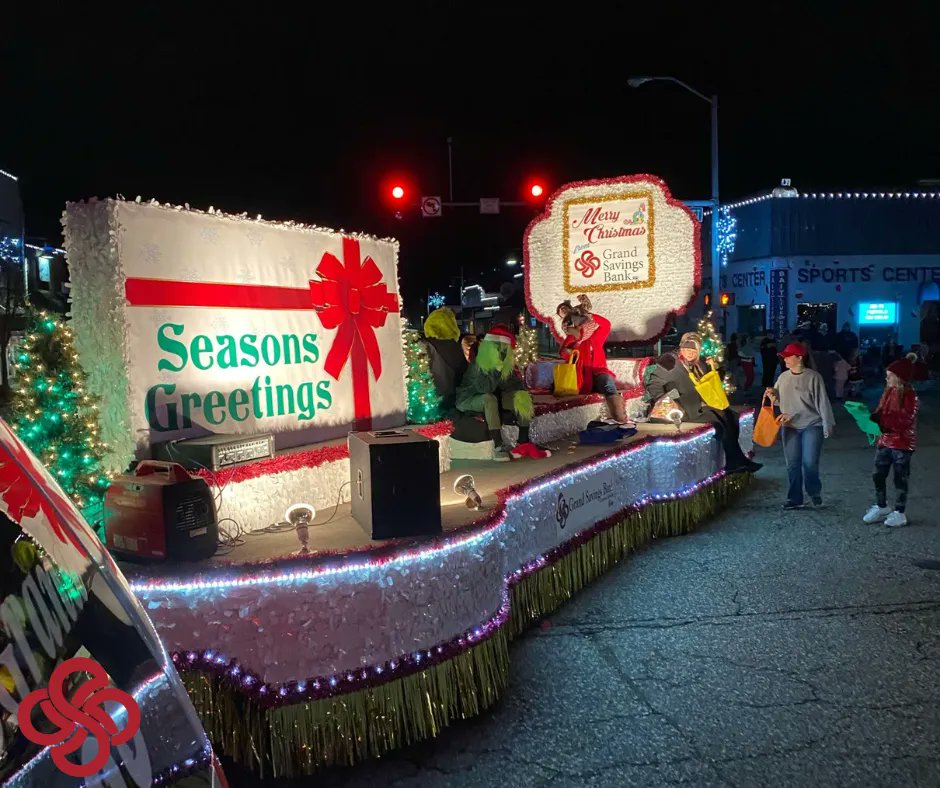 GrandSavBank's tweet photo. Our Grove team participated in the Grove Christmas Parade last week! Way to go, team!🎄

#LifeIsGrand #NEOK #GroveOK https://t.co/lPgI3zZTVq