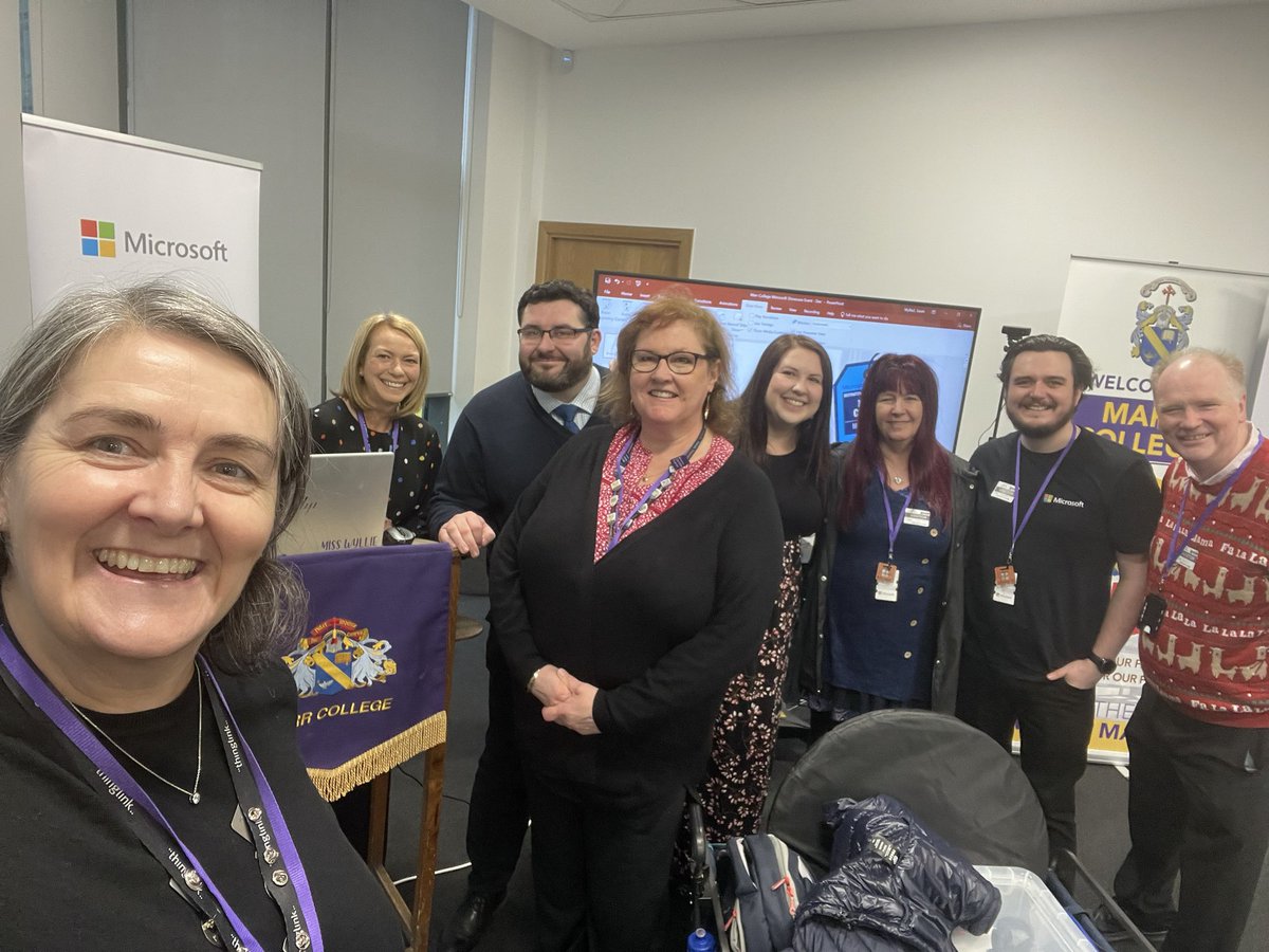 AJOBPickard's tweet photo. We are at @MarrColOfficial #MicrosoftShowcase event and we are #MIEExpert #TeamMIEEScotland https://t.co/2SLO5PI6GI
