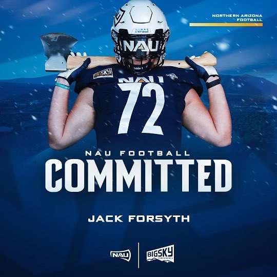 Committed‼️ <a href="/NAU_Football/">NAU Football</a>