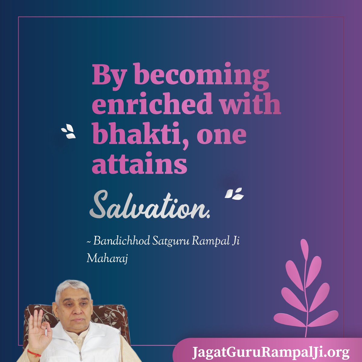 #GodMorningMonday
Supreme Peace in Satlok, there is constant supreme Peace and happiness until we will not go to Satlok, We cannot attain supreme Peace, happiness and immortality.
