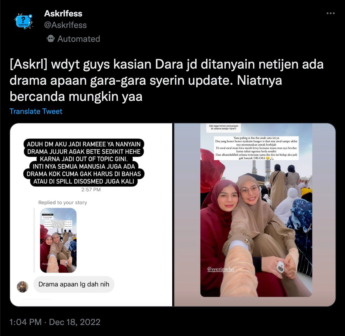AREAJULID's tweet photo. Dis! Hm ada drama dari base sebelah nih😌 Siklus bestie dan privasi ini dari dulu ga pernah kelar ya https://t.co/VRELjj0Pra