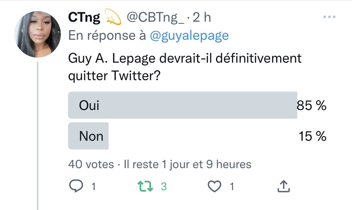 CBTng_'s tweet photo. @guyalepage Ça commence à couler ici aussi... https://t.co/yGpoHvE88B