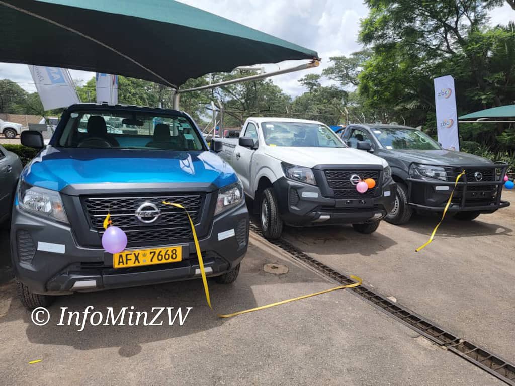 GondaiMutongi's tweet photo. Today, the Minister of Information Hon Monica Mutsvangwa commissioned the refurbished ZBC Mbare studios and new service vehicles acquired by the corporation 
#QualityBroadcasting #Zimbabwe🇿🇼 https://t.co/V90PQjqlFv