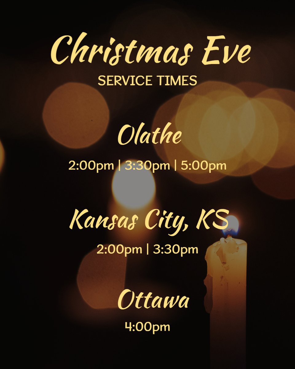 lifemissionKS's tweet photo. Did you hear?  You're invited to celebrate the birth of Jesus with us on Christmas Eve at LifeMission Church!!  This is a wonderful opportunity to carry on the family tradition of attending the candlelight service together, or starting a brand new tradition this year! https://t.co/HZyHF2m41F