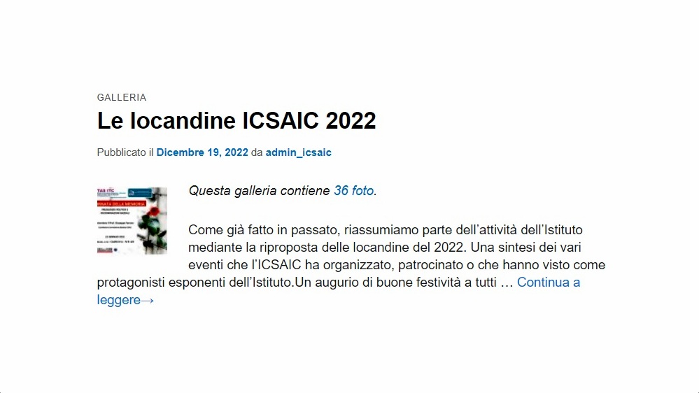 IcsaicStoria's tweet photo. Le locandine #ICSAIC 2022
==> https://t.co/bsxq495FiG
Una sintesi dei vari eventi che l’ICSAIC ha organizzato, patrocinato o che hanno visto come protagonisti esponenti dell’Istituto.
Un augurio di buone festività a tutti gli affezionati lettori e ai soci. https://t.co/WJONNn0L1Z