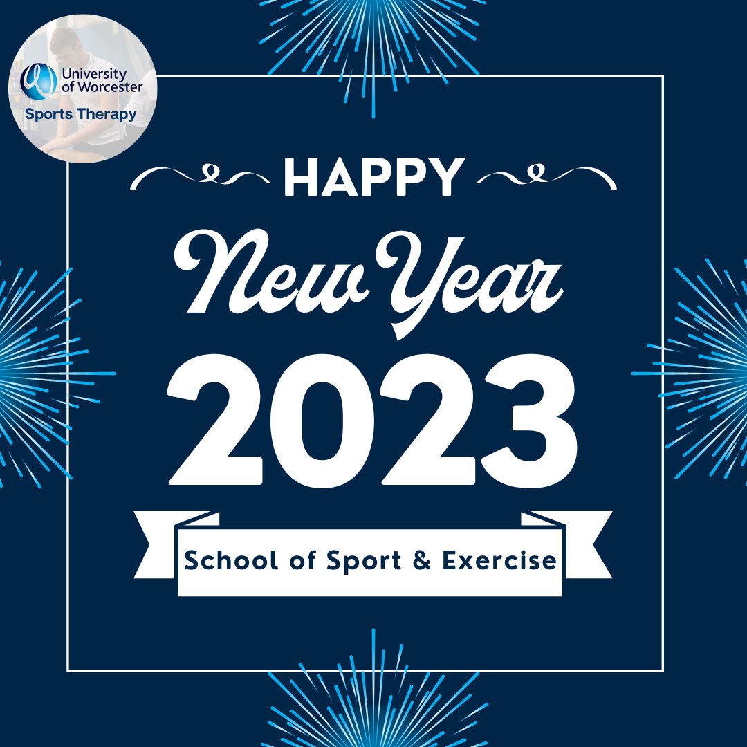 Happy New Year to all of our followers! #uniworc #worcesteruni #teamworc #newyear2023 #sportstherapy #chooseSST