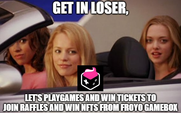 gothicKrys's tweet photo. @MrRealWhale Well, it is @realfroyogames because you can win #NFTs in their #Gamebox💯🔥

Spare some time to play games in the Gamebox, isn't that worthwhile to win #NFTs?😉

#Crypto #GameFi $FROYO https://t.co/v4A4NItSEO