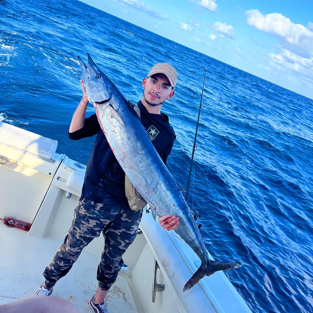 Nice wahoo caught on our #fishing charter out of #FtLauderdale.  Let's go fishing!