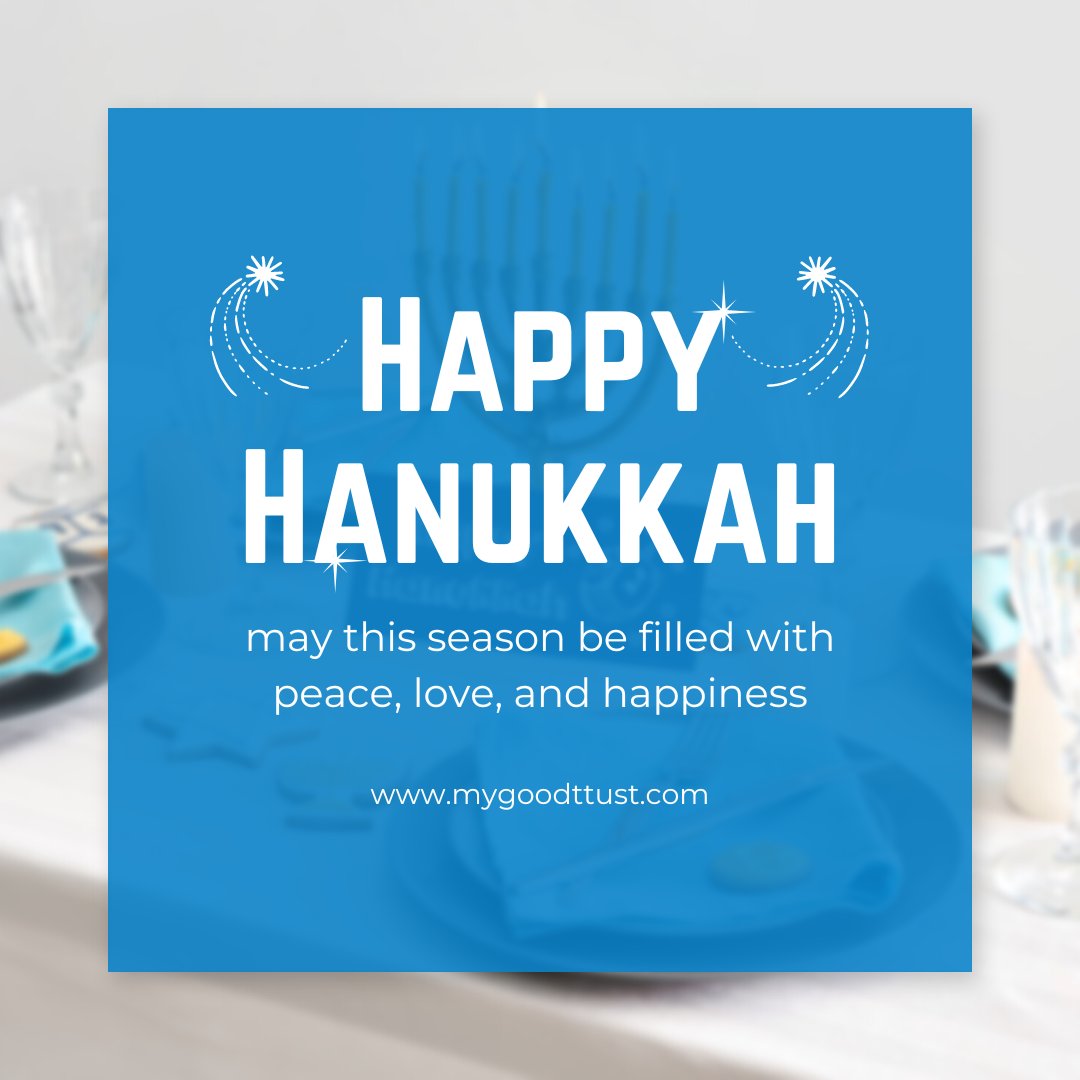 Wishing you and your family a beautiful celebration of lights and a wonderful holiday season.