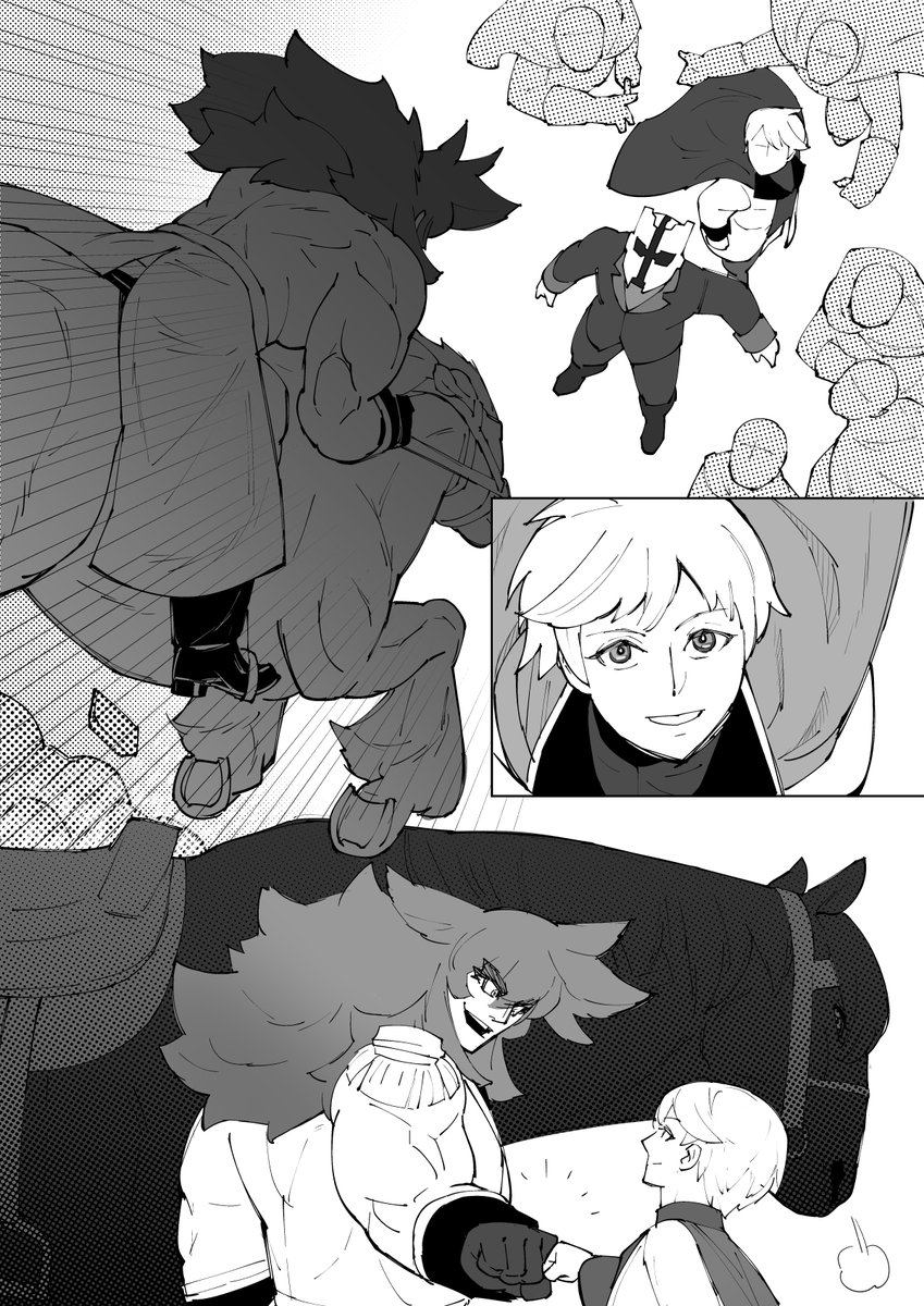 【PFSOZ】うるさい幼なじみ【欺瞞の悪魔】 | 寝具 #pixiv https://t.co/EPvukP0UkA 
「オレを連れて行かんかエイスゥー!」そろそろ幼なじみと顔を合わさないというのもキャラ的にウソなので吶喊。漫画? 間に合わなかったよ! 