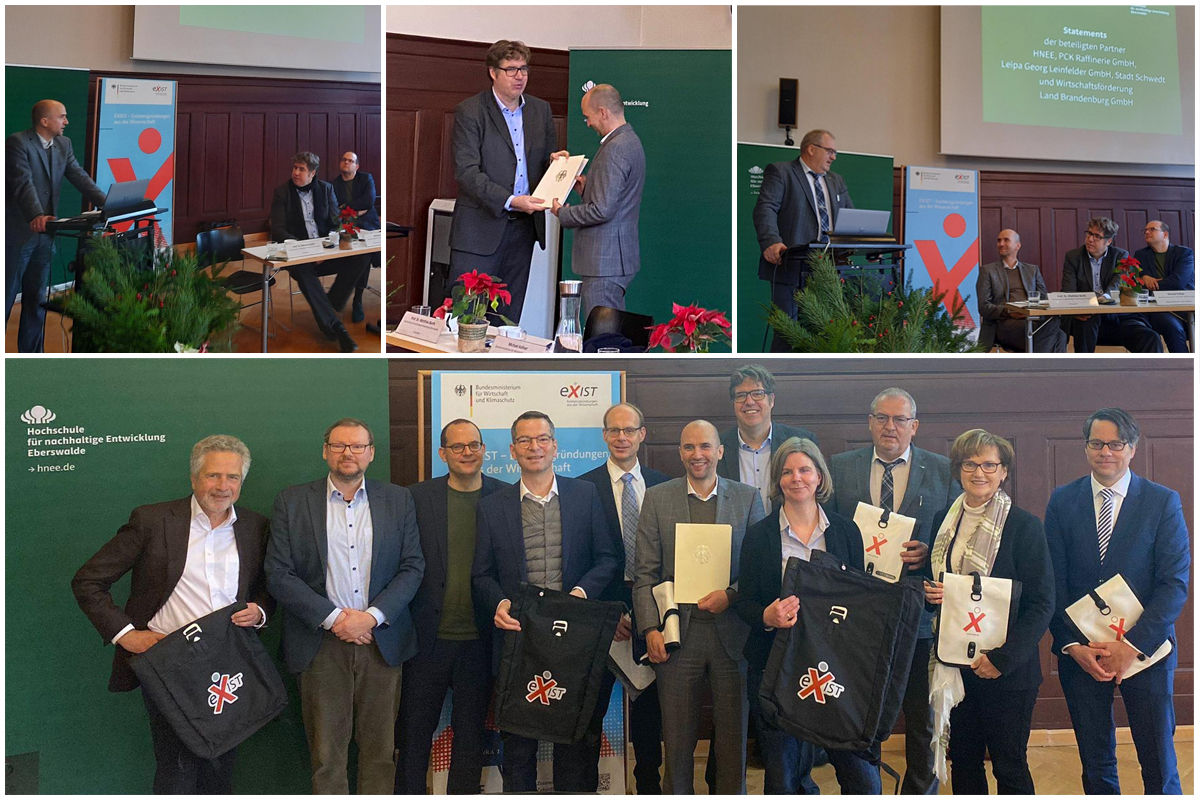 mbarth_hnee's tweet photo. Wichtiger Meilenstein auf dem Weg zu einer #Nachhaltigkeitstransformation für die Region Schwedt: Übergabe des Förderbescheides durch den parlamentarischen Staatssekretär im #BMWK Michael Kellner an die @hneeberswalde für das „Start-up Labor Schwedt“, kofinanziert vom #MWFK. https://t.co/aMP8vE2qEV