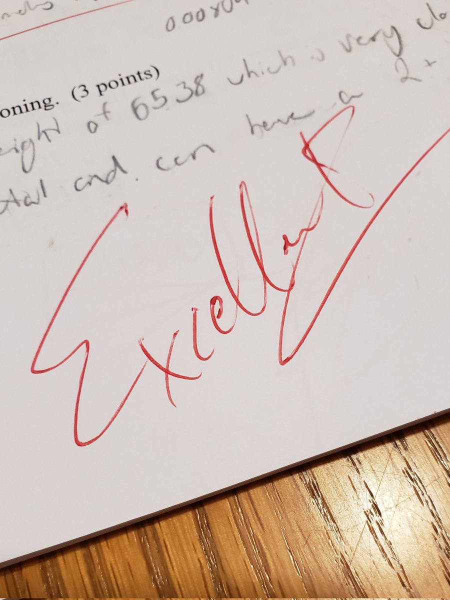 wnchem's tweet photo. That magical moment when you have finally finished grading your semester exams.  Took three red pens, but my break can officially start!  #EmptiedTheTank #Time2Refresh https://t.co/cMCo6XPdyd