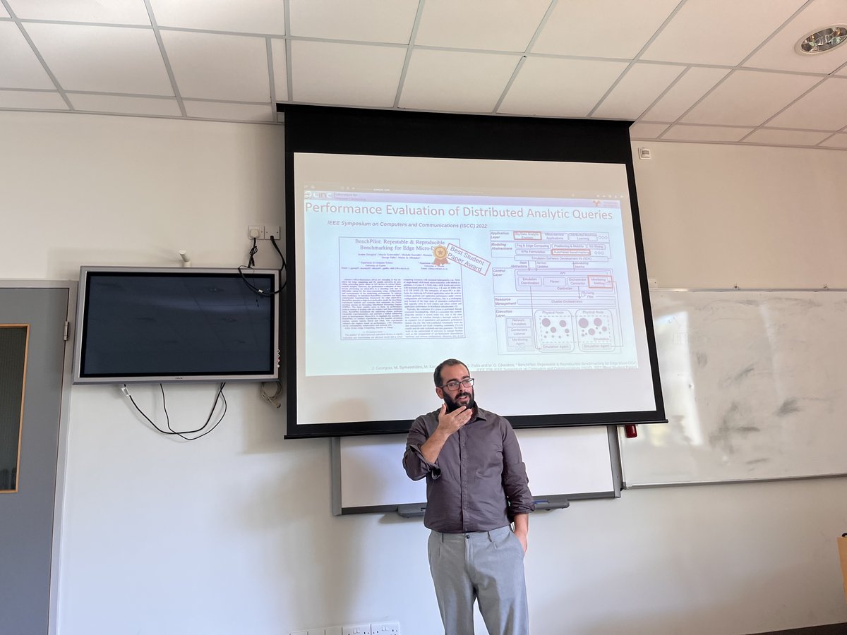 dikaiakos's tweet photo. Congratulations to @MoysisSymeonidis for successfully defending his PhD thesis titled "Emulating Data-intensive #IoT Applications across the Edge Continuum"!! @csdeptucy @LInC_UCY @georgepallis @RizosSakellariou @dtsouma @zeinalipour @dtrihinas https://t.co/ZaVAy8YOZs