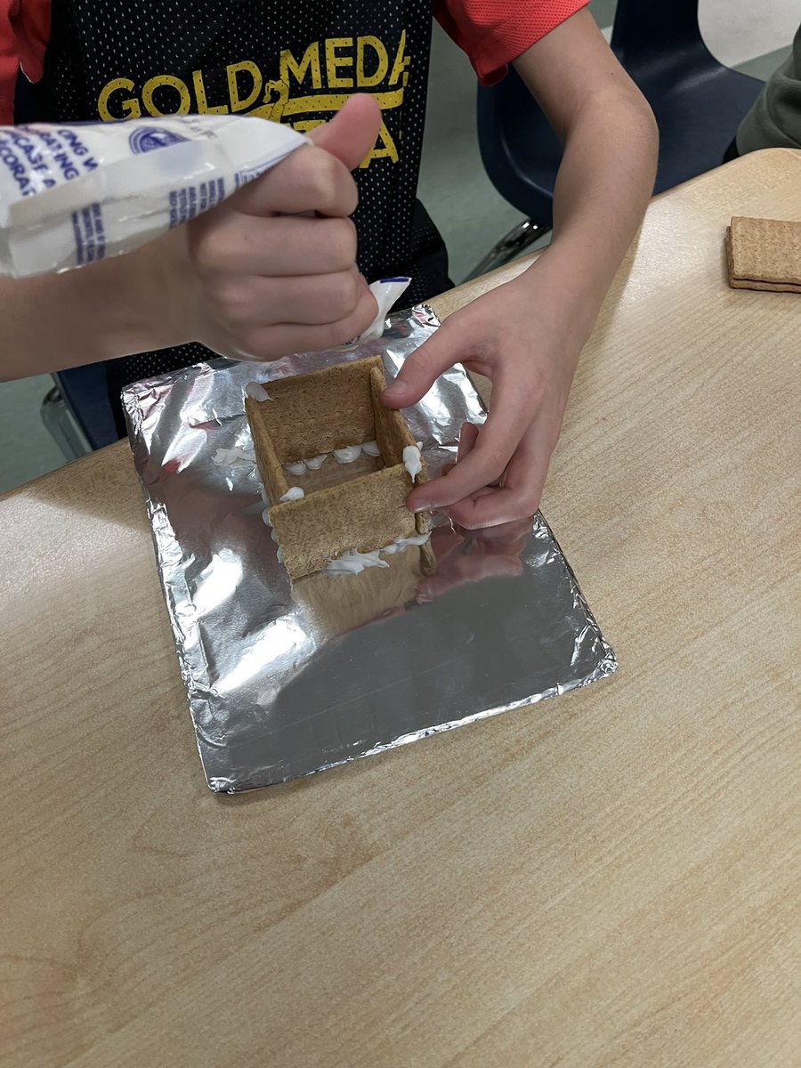 Getting started on building gingerbread houses this morning.  Can’t wait to see them decorated! <a href="/LambethPS1/">Lambeth P.S.</a> @JenMrsjmann