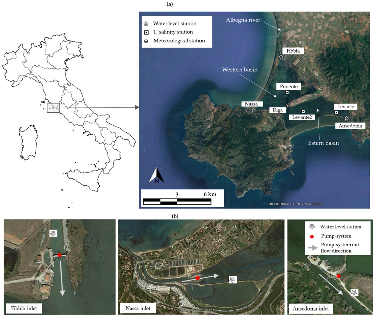 #NewArticle
Influence of Inlets Morphology and Forcing Mechanisms on #Water_Exchange between Coastal Basins and the Sea: A Hindcast Study for a Mediterranean Lagoon mdpi.com/1990980 #mdpijmse via <a href="/JMSE_MDPI/">JMSE MDPI</a> 

#lagoon_hydrodynamics #numerical_modeling #hydrodynamic_hindcast