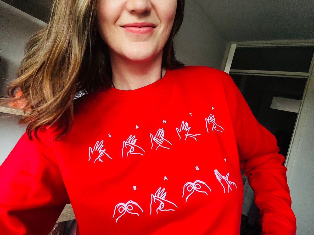 Rebecca A. Withey (@dancingphoenix) on Twitter photo Loving my personalised #BSL βSanta Babyβ sweatshirt which has arrived from <a href="/deafidentity/">DEAF IDENTITY</a> today! Just in time for the final week of #Christmas #sign songs! ππ
πβ€οΈπ΅ Loving my personalised #BSL βSanta Babyβ sweatshirt which has arrived from <a href="/deafidentity/">DEAF IDENTITY</a> today! Just in time for the final week of #Christmas #sign songs! ππ
πβ€οΈπ΅