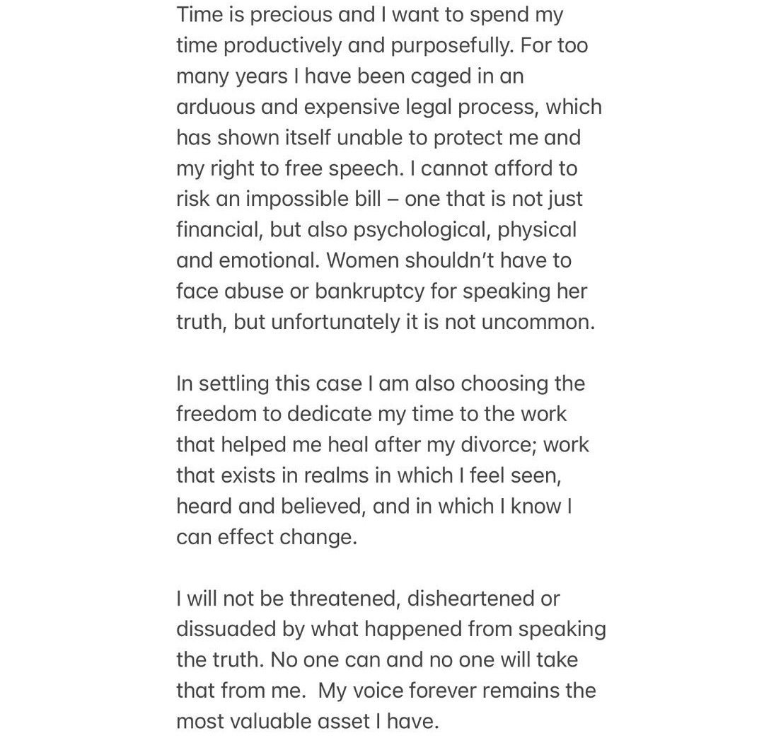 AmberHeardIT's tweet photo. Today is a good day... #AmberHeard is finally free from her abuser and SHE GOT HER VOICE BACK. Amber has admitted NO GUILT and she can speak freely. 
This is her biggest victory... See you soon Amber ❤️ #IStandWithAmberHeard https://t.co/Vk49C91Ul2