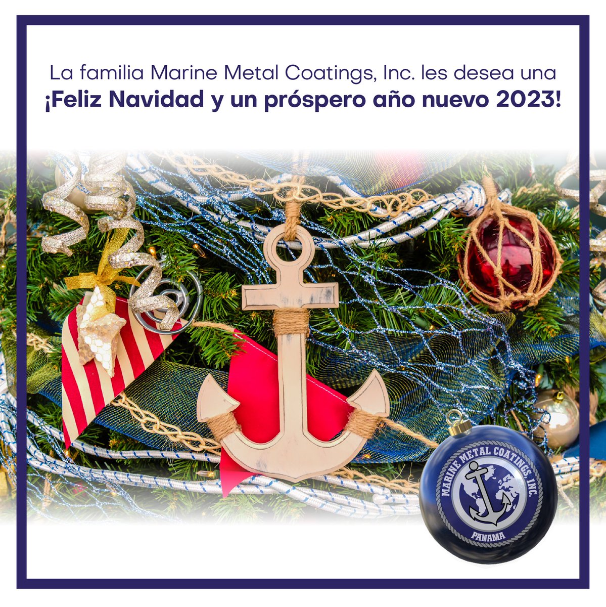 MarineMetalCo's tweet photo. ¡A todos nuestros amigos, clientes, proveedores y colegas, les deseamos una Feliz Navidad, y un año 2023 pleno en salud, prosperidad, el amor de la familia y buenos amigos, y paz en sus corazones!

Son los deseos sinceros de Harmodio, Mario y su equipo de trabajo.
Diciembre, 2022 https://t.co/0EzMzimyrL