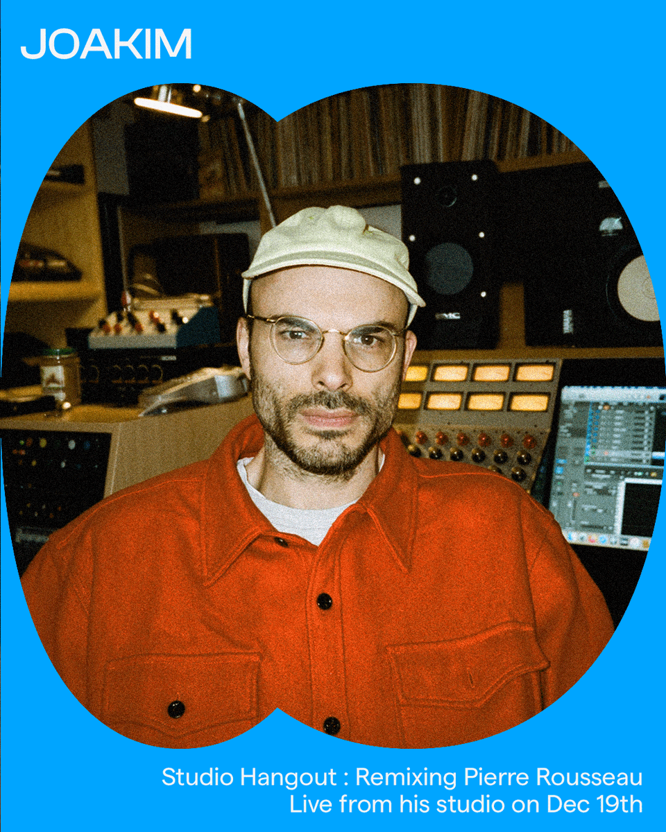 You are invited to join Echio co-founder <a href="/joakim_bouaziz/">JOAKIM 🐾</a> in his studio today as he creates a remix from scratch for @prrseau! Joakim will also share an exclusive sample pack created just for this remix.

⏰ Monday Dec 19th at 6pm CET / 12pm EST

Tickets: tinyurl.com/Echio-Joakim