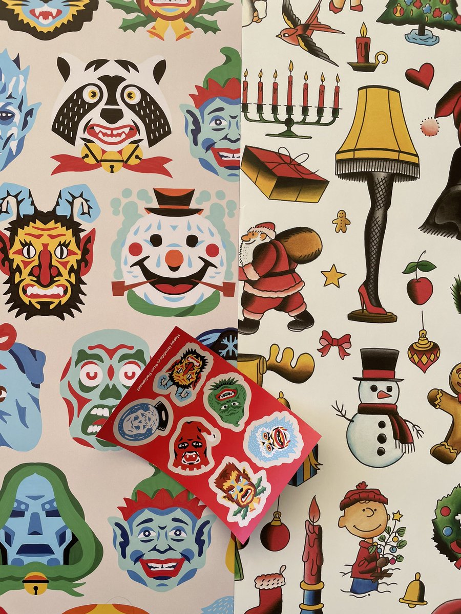 jamiegiuliano's tweet photo. I look forward to @WeAreParliament‘s holiday wrapping paper every year ♥️ thank you!! https://t.co/n2t32MZlfU