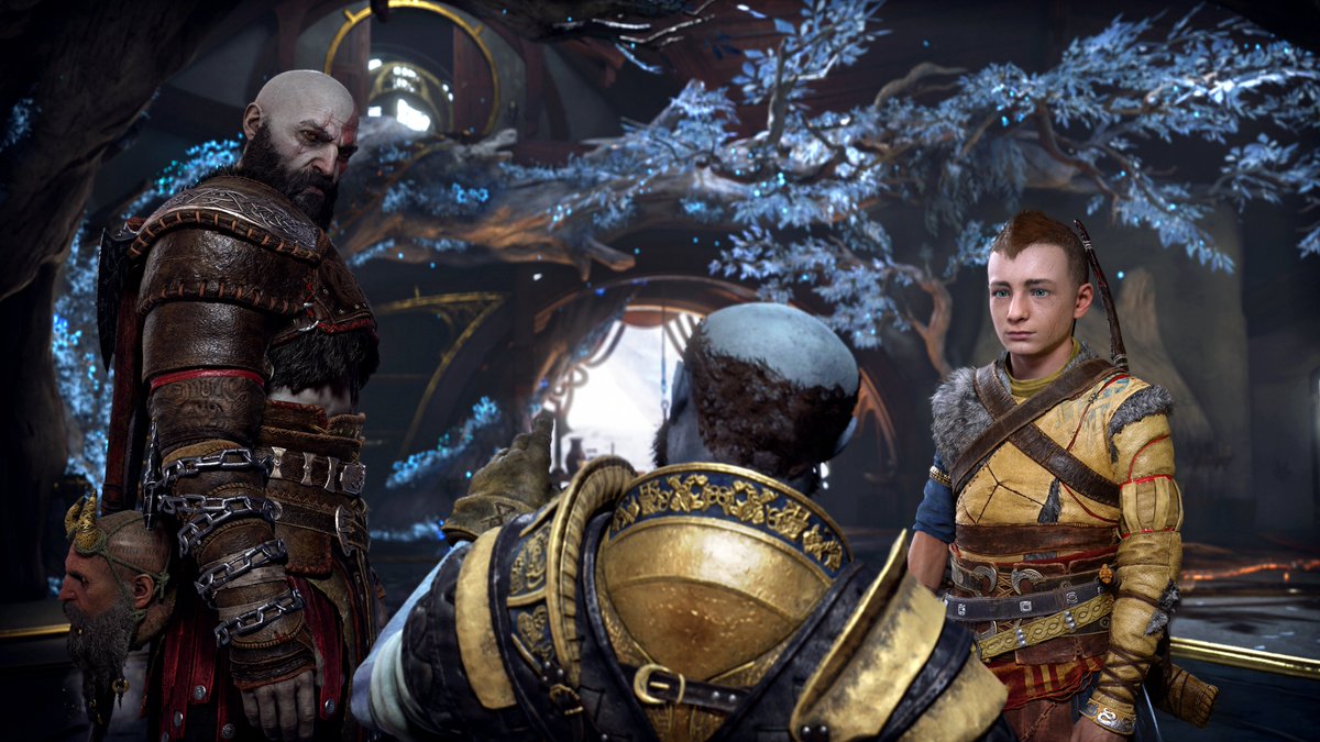 PlayStation's tweet photo. God of War Ragnarök composer Bear McCreary shares insight into his creative process, from a comedic jaunty little tune that’ll break hearts to finding a fitting theme that implies power like distant thunder: https://t.co/Fdy1r7ipVn https://t.co/YxGHvOEqTV