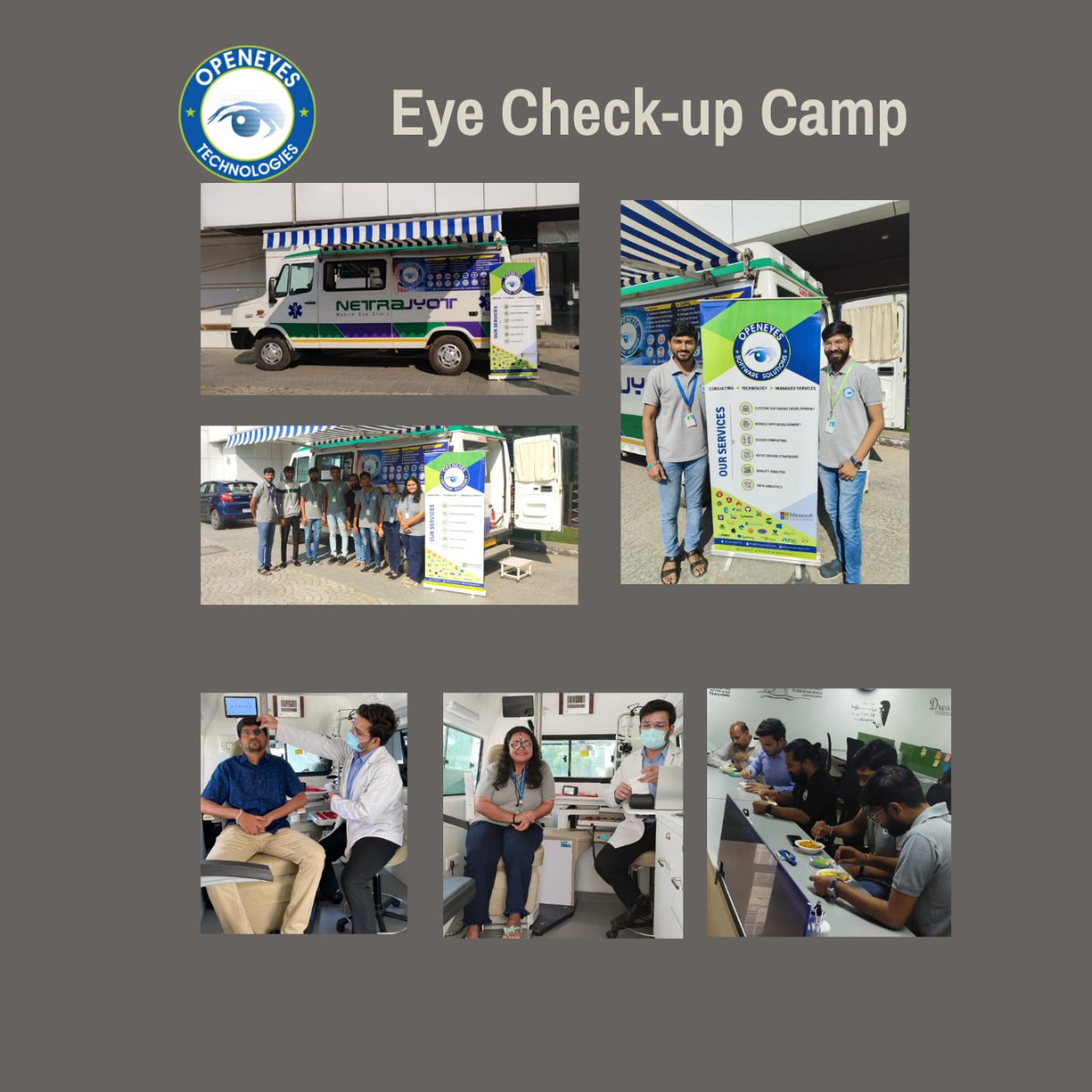 OpenEyesTech's tweet image. Under our Corporate Wellness Program, we organized an eye-check up camp for our employees to detect any vision-related problem.
Thank you, Baroda Eye Institute (barodaeye.com/meet-the-team), for supporting our employee wellness program. 
#employeewellness #eyecheckup #openeyestech