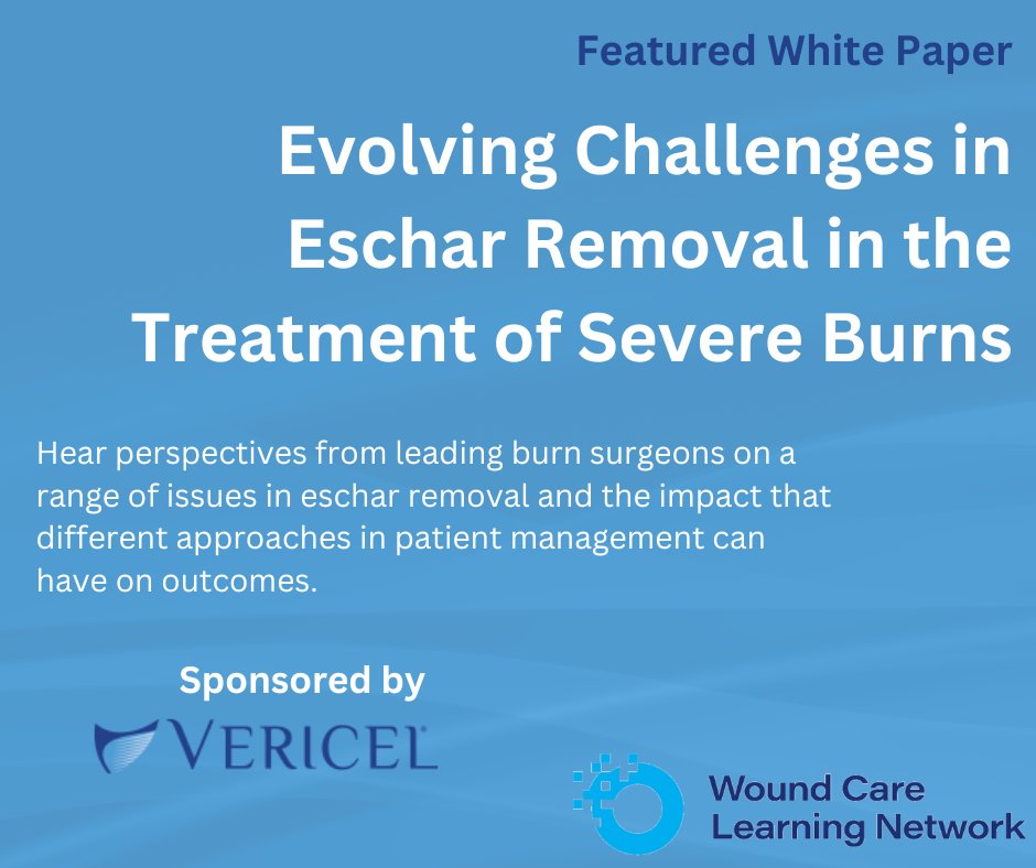 WOUNDSJournal's tweet photo. Hear from leading burn surgeons on a range of issues in eschar removal in our latest white paper from Vericel.

https://t.co/Az0xrzyZn5 https://t.co/mPG32VVClE