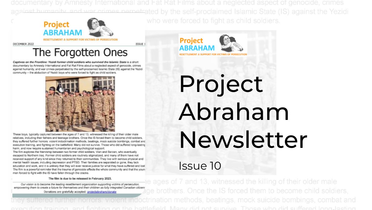 Project Abraham's Newsletter - Issue 10 - mailchi.mp/bf90b68a531e/p…