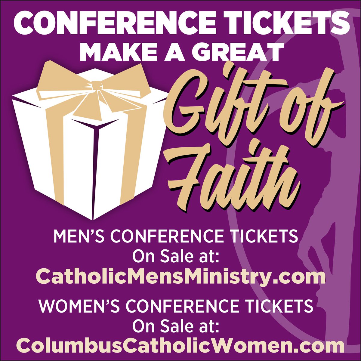 CbusCatholicMen's tweet photo. Give the gift of Faith this Christmas! A ticket to the Catholic Men's Conference makes for a wonderful stocking stuffer.  Visit https://t.co/fdW53ZWF3v to learn more! https://t.co/R3HvVilB6U
