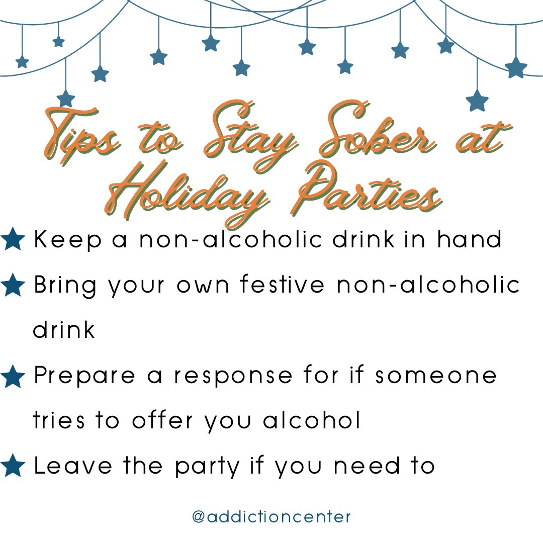 Save this post for your next holiday party; you’ve got this!

#happyholidays #sobertips #holidayparties #resilience #selflove #addictioncenter