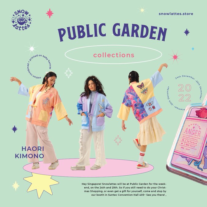 we will be attending Public Garden at 24-25 Dec '22 on Suntec SG this weekend!! here are the catalogues of what i am planning to be bringing 💗🫶 