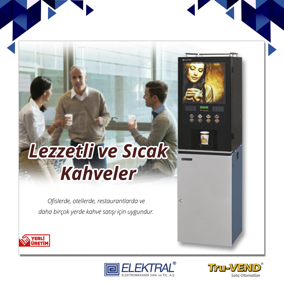 Elektral Elektromekanik A.Ş. (@elektral_as) on Twitter photo 2022-12-19 15:04:47 Kahve saatlerinin gözdesi Kahve Dispenseri Mini Black Instant! İster ofislerinizde yardımcı personel olmadan kahve servisi için kullanın isterseniz okullardan, hastanelerde, kafelerde, kantinlerde ve daha birçok yerde kahve satışı yapın. #satışotomatı #kahveotomatı #ofis #işyeri Kahve saatlerinin gözdesi Kahve Dispenseri Mini Black Instant! İster ofislerinizde yardımcı personel olmadan kahve servisi için kullanın isterseniz okullardan, hastanelerde, kafelerde, kantinlerde ve daha birçok yerde kahve satışı yapın. #satışotomatı #kahveotomatı #ofis #işyeri