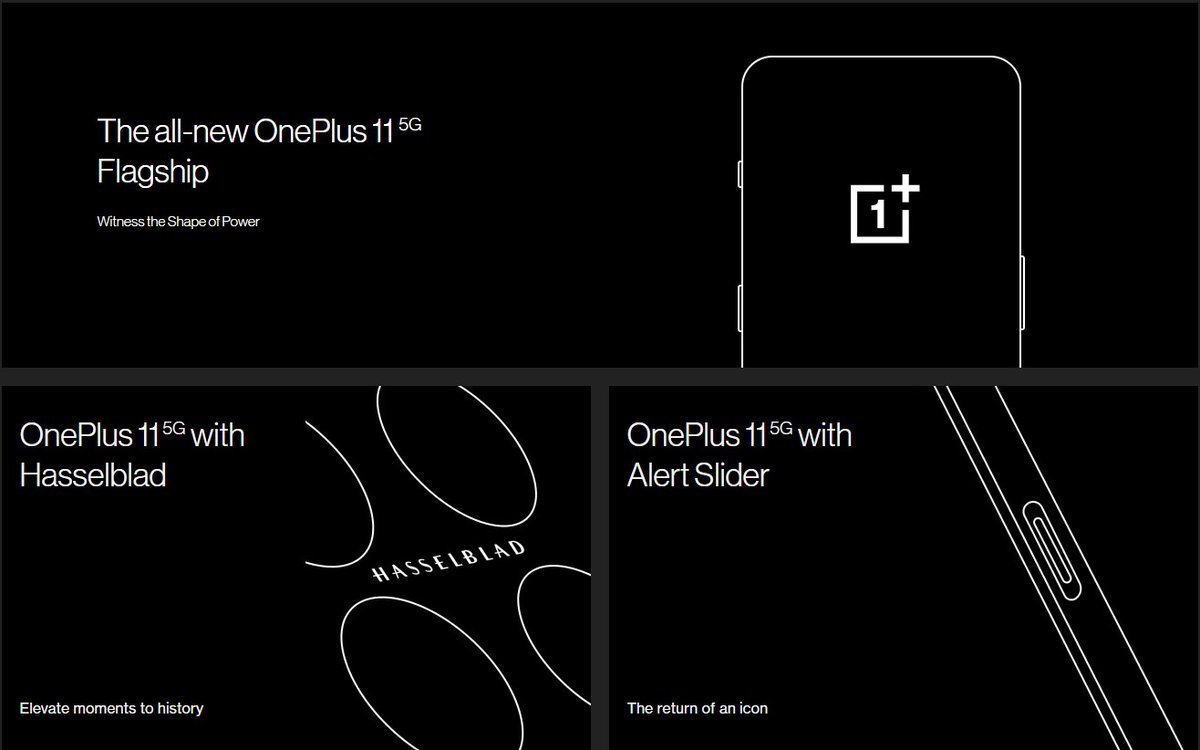 tkdsl8655's tweet photo. @oneplus @oneplus_usa Just teased us with the Launch of the new #oneplus11 #oneplus5g , the new #oneplusbuds #oneplusbuds2pro the will occur on the 7th of February 9 AM EST . @hasselblad and the #alertslider are still here as well.
Find out more here:
https://t.co/Ub1vs4Wr8C https://t.co/S8xWhZlpp6