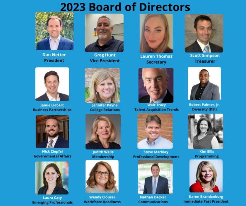 CincySHRM's tweet photo. Congratulations to our 2023 Board of Directors!

#CincySHRM #SHRM #HR https://t.co/KcgQZDzYGQ