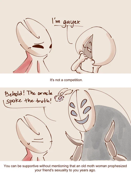 things never to say to someone who just came out #HollowKnight #SilkSong 