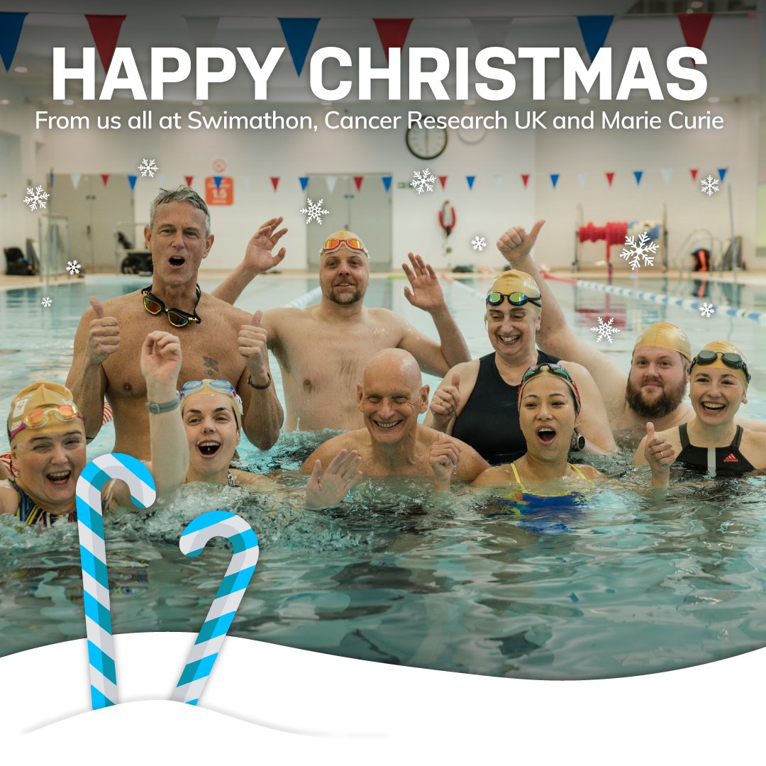 Happy Christmas from all of us at Swimathon, @CR_UK  and @mariecurieuk 🎄

Remember to share with us using #YourSwimathon if you and your family take part in a festive swim