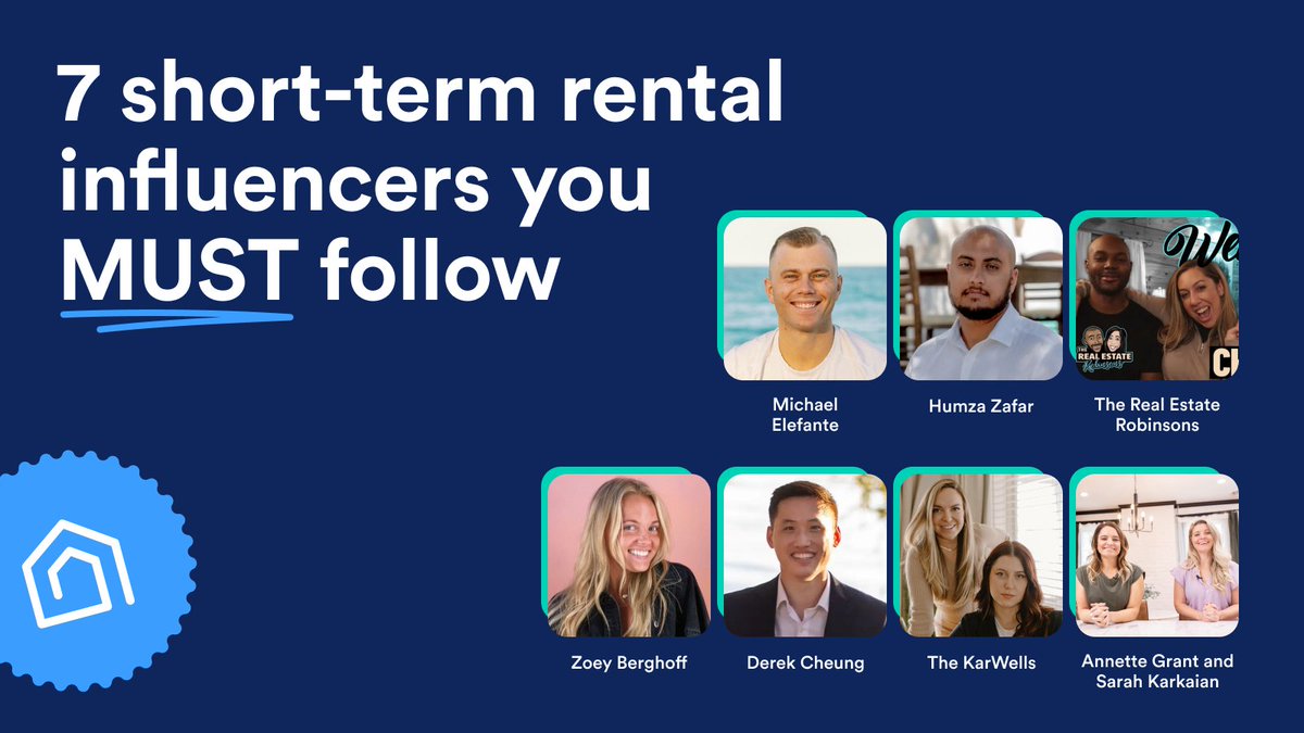 Following #shorttermrental influencers is one of the best ways to stay up to date on the industry + gain insights on how to successfully grow your biz! ⚡️
 
That’s why we’ve compiled a list of 7 must-follow short-term rental influencers on #socialmedia ⬇️
hostsguesty.com/influencer_lis…