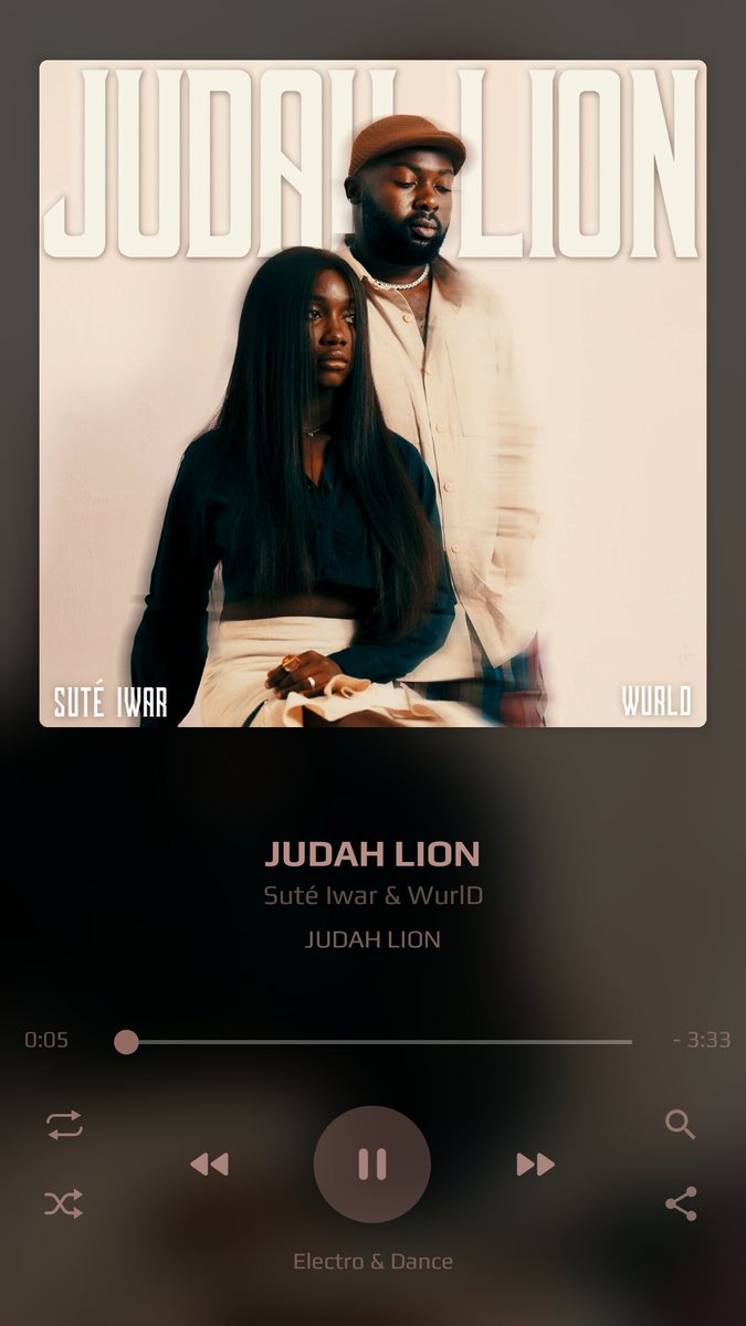 THEMAESTROALPH's tweet photo. I'm listening to "JUDAH LION" by @SuteIwar &amp; @thisisWurlD

Follow NIMBUS CAPSULE to DOWNLOAD and STREAM on music streaming platforms
Audiomack: 
https://t.co/rYRXde56iw
Boomplay:
https://t.co/zVcmHlVWwX
SoundCloud: 
https://t.co/uDy2w0gkpm 
Spotify:
https://t.co/HY4A0qKqP1 https://t.co/ujHPV5V1iN