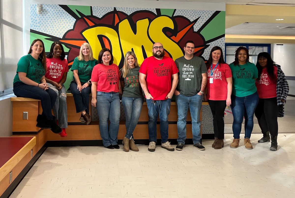 More like “most likely to be part of an amazing team!” W/<a href="/MrsShanksDMS/">Mandy Shanks</a> guiding the sleigh!