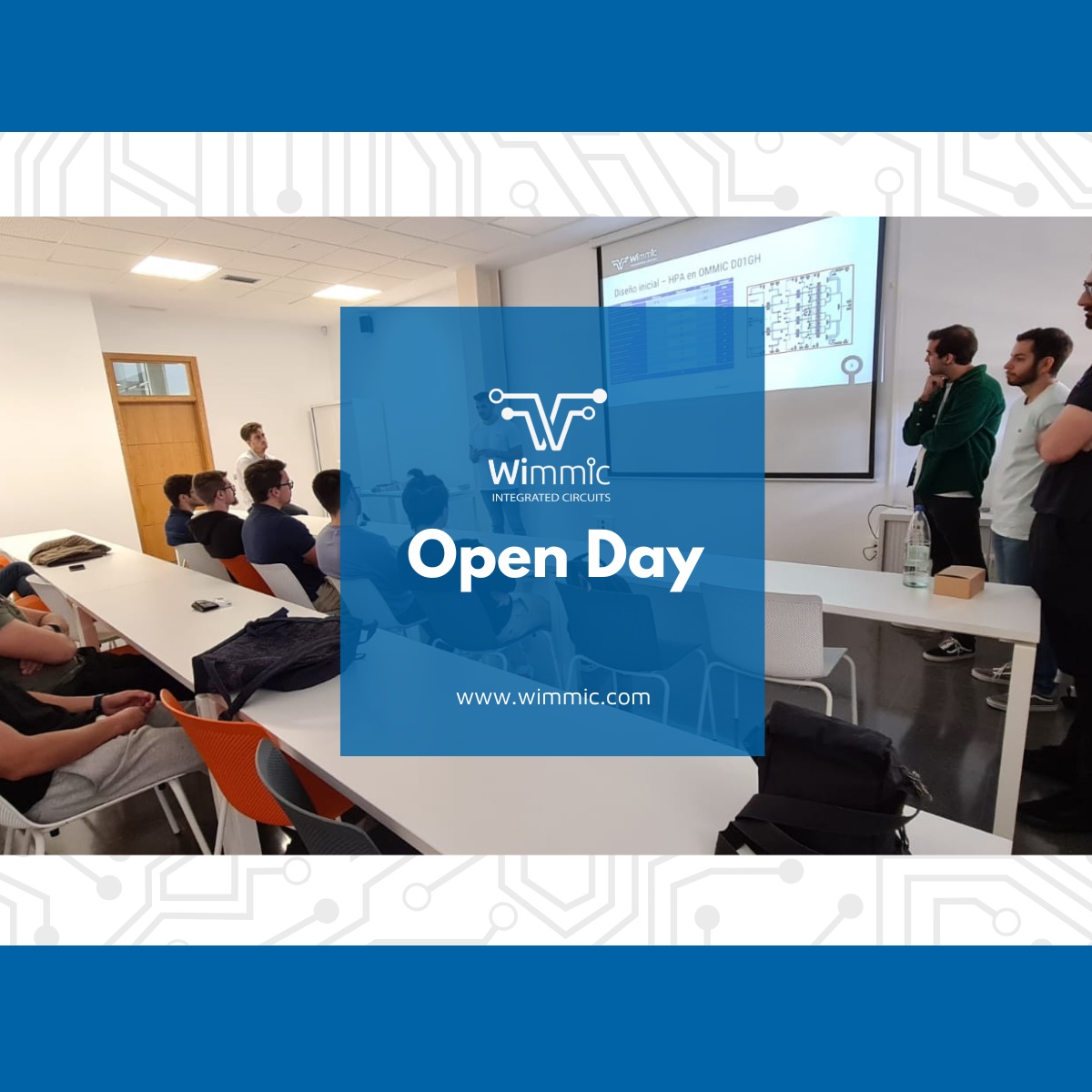 WIMMIC's tweet photo. Last week we had the pleasure of receiving the visit of students from the University Institute for Applied Microelectronics of Las Palmas de Gran Canaria, @IUMAnews .👏👏
#wimmic #beamforming #students https://t.co/LMieIUzhB2